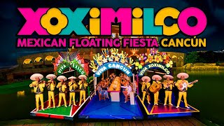 XOXIMILCO Cancun 🥳 By XCARET 💃 Tour FIESTA en CANCUN ✅ PRECIOS 🤑 QUE INCLUYE 🍝 Parque Xoximilco 🔥 [upl. by Neelak]