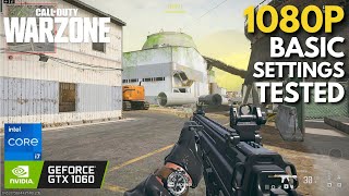 Call of Duty Warzone Season 6  GTX 1060  i7 4770  FPS Test [upl. by Llenyl440]