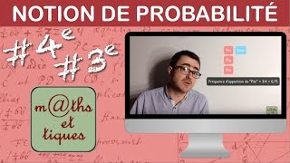 Comprendre la notion de probabilité  Quatrième [upl. by Teahan]