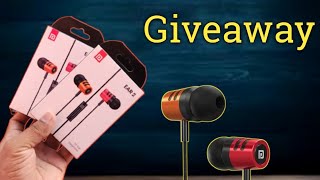 Rs 400 Portronics EAR 2 In Ear Earphone Unboxing Review 2X Giveaway [upl. by Ecidnarb]