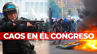 TENSIÓN Y CAOS EN EL CONGRESO POR LA LEY BASES [upl. by Anifesoj75]