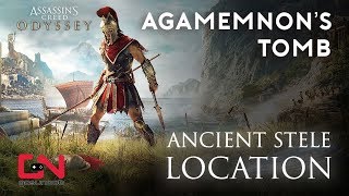 Assassins Creed Odyssey  Agamemnons Tomb  Ancient Stele Location [upl. by Gothar]