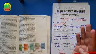 Mass Energy Equation  Class 9 Physics Unit 6 Lecture 13 [upl. by Sydelle]