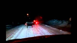 Amish Snow Sled Street Racing Epic YouTube Exclusive [upl. by Tudor]