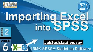 Importing Excel Data into SPSS – SPSS for Beginners 26 [upl. by Nelleyram]