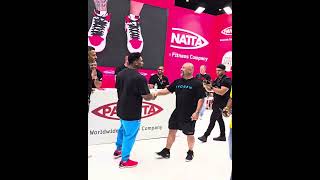 SUNIT JADHAV WITH HANY RAMBOD mrolympia hanyrambod sunitjadhav bodybuilding [upl. by Acinnad]