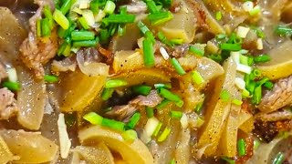 BALAT AT LAMAN NG BAKA RECIPE  ULAM RECIPE  Angking Vlogz [upl. by Nyral271]