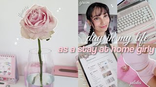 a day in my life as a stay at home girly 𐙚🌷 yesstyle haul makeup grwm skincare pilates amp more [upl. by Neros]