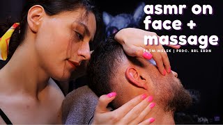 ASMR FaceEarEyes Massage amp Face Care  Miss Melek [upl. by Niwdla]