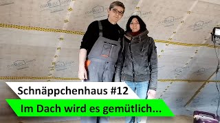 Unterkonstruktion für Gipskartonplatten Dachschräge 🏡 Bauvlog 12 [upl. by Loydie]