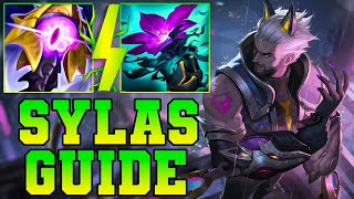 LOL Sylas Mid Gameplay Guide  Sylas Build Season 14  League Of Legends Sylas Combo Patch 1420 [upl. by Nolasba]