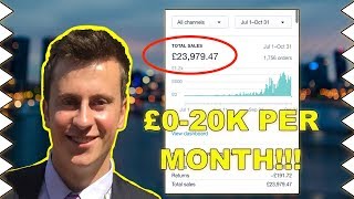 Shopify Dropshipping UK  How I Went From 020K In My First 4 Months [upl. by Athalie]