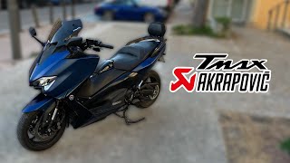 Tmax 530 dx akrapovic  test rapide mon nouveau Tmax ✌🏼 [upl. by Jeunesse386]