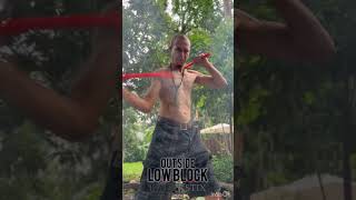 Arnis tutorial  Low Blocks  Inside vs Outside Kali Stick defense technique Martial Arts eskrima [upl. by Auhs]