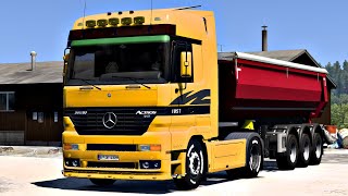 ETS2  MB Actros MP1 1997 Burgaz to Plevne Full Teslimat 150 [upl. by Bess]