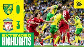 EXTENDED HIGHLIGHTS  Norwich City 03 Liverpool [upl. by Sheply18]