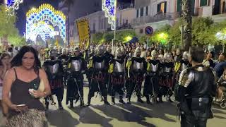 Festa Patronale Bernalda 230824  Corteo storico gruppo archibugieri di Cava dei Tirreni [upl. by Airlia14]