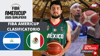 🔴 EN VIVO NICARAGUA VS MÉXICO 21 NOVIEMBRE  FIBA CLASIFICATORIO AMERICUP 2025 [upl. by Alleyn]