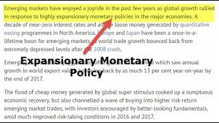 Expansionary Monetary Policy  How it Works [upl. by Arella516]