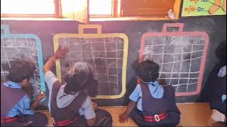 Jolly Phonics  Tracing of letter sounds by the children from Chikkodi [upl. by Elnora]