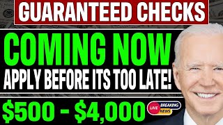 APPLY NOW Guaranteed 4000 STIMULUS CHECKS Watch Now 4th Stimulus 2024 Checks Update [upl. by Thurlow498]