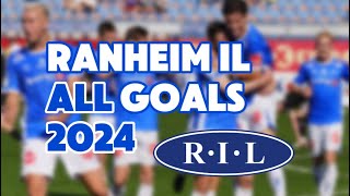 Ranheim IL alle 57 Mål i 2024💙🤍 [upl. by Egroeg]