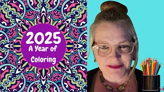 2025 A Year of Coloring Calendar Preview Flip thru coloringcalendar 2025calendar monthly [upl. by Nnaihs]