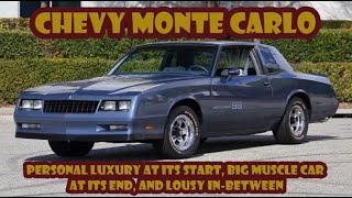 Here’s how the Chevy Monte Carlo was three different cars over its lifetime [upl. by Sadie287]