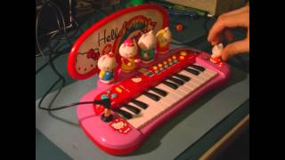 Circuit Bent Hello Kitty and Family Keyboard by freeform delusion [upl. by Litta]