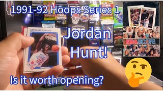 NBA HOOPS 199192 HOBBY BOX SERIES 1 Break whatsinside nbahoops sportscards 90s vintage [upl. by Ellerred]