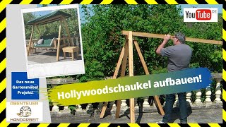 Hollywoodschaukel aufbauen so einfach geht das 😀🎬🛠 [upl. by Eetnuahs]