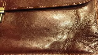 how to get rid of creases on leather bags [upl. by Julienne261]