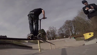 RXS boardshop  Scoot TEAMVIDEO to Skatepark Kapermolen Hasselt [upl. by Legna467]