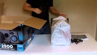 Unboxing the Corsair SP2500 HighPower 21 PC Speaker System [upl. by Nahsor]