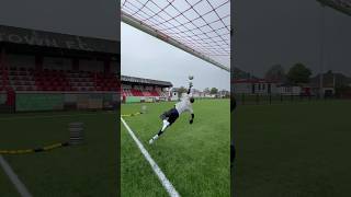 This reaction training is crazy 🔥 goalkeeper football [upl. by Sil]