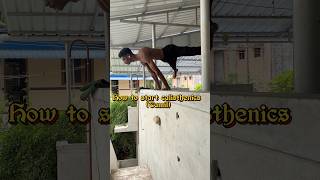 How to start calisthenics Tamil💪🔥calisthenics tamil [upl. by Eisse632]