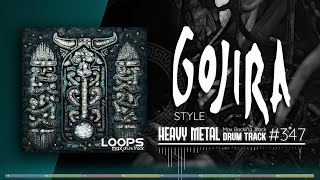 Heavy Metal Drum Track  Gojira Style  85 bpm [upl. by Decima155]