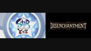 Star vs the Forces of Evil and Disenchantment Theme Song Mix [upl. by Aierbma651]