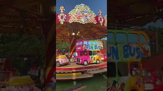 Wheels On The Bus 🚌 Frimley Lodge Park Camberly Funfair shorts viralshorts ytshorts themepark [upl. by Joby]