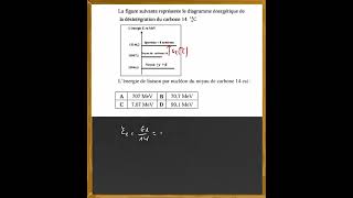 Qcm diagramme dénergie 2 bac sorts [upl. by Ahsina530]