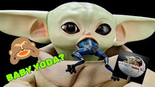 Star Wars  The Mandalorian Grogu Plastic Model Kit Review  ASMR 😎 [upl. by Ayanaj926]