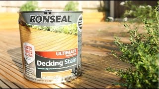 Staining New DIY Decking  The Carpenters Daughter [upl. by Airec]