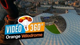 Sautez en parachute au dessus de Marseille et LOrange Vélodrome 360° 🪂👀 [upl. by Erma463]