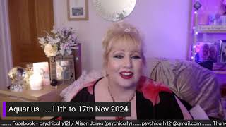 Astrology Tarot Readings for 11th to 17th November 2024 [upl. by Eelarual]