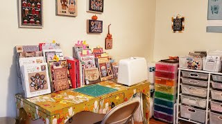 Craft Room Tour  Organization  links provided [upl. by Konstance]