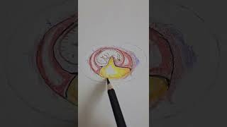 art drawing رسم اكسبلور amniotic egg egg بيضة [upl. by Anirpas]