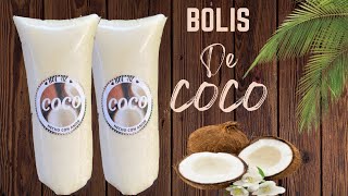 BOLIS SABOR COCO SUPER CREMOSOS RECETA PARA NEGOCIO ECONOMICA [upl. by Neema]