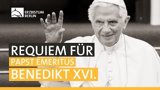 Requiem für Papst em Benedikt XVI in der St JohannesBasilika [upl. by Erreid]