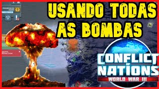 USANDO TODAS AS OGIVAS DO JOGO   Conflict of Nations WW3 [upl. by Gnoz97]