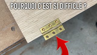 2 MÉTHODES SIMPLES ET EFFICACES POUR INSTALLER DES CHARNIÈRES [upl. by Oker102]